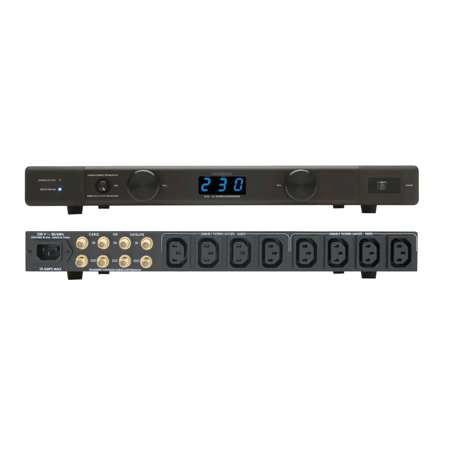 Furman 10A Home Theater Power Conditioner, 230V (ELITE-10 E I)