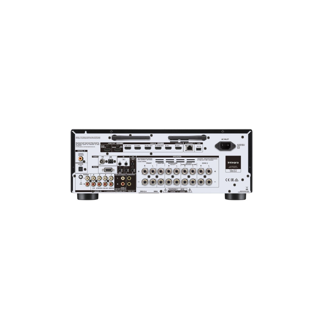 Integra DRX-2.4 7.2 8K Channel Home Theatre AV Receiver | Atmos | HDR | eARC | Multiroom