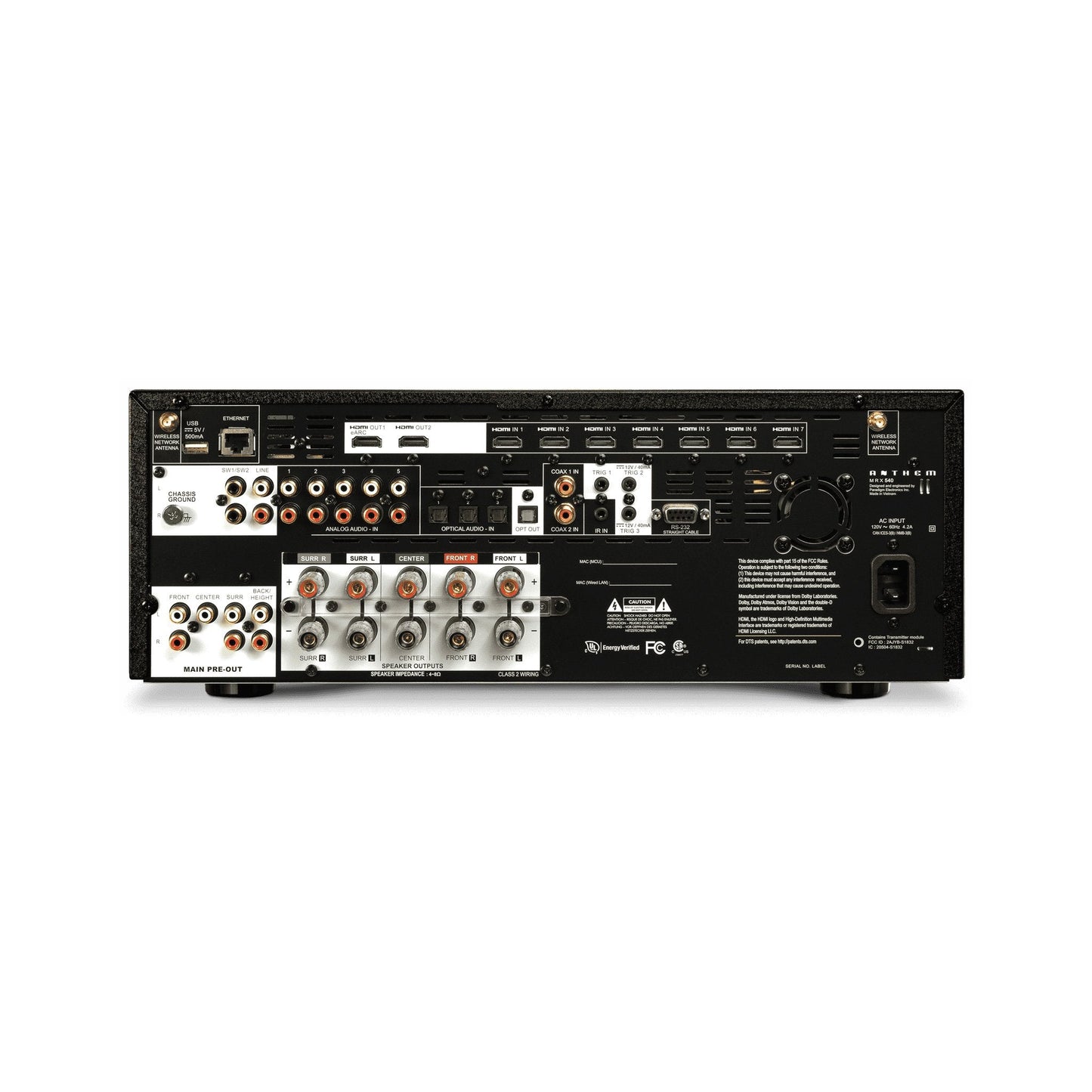 Anthem MRX 540 8K A/V Processor Anthem - Brisbane HiFi