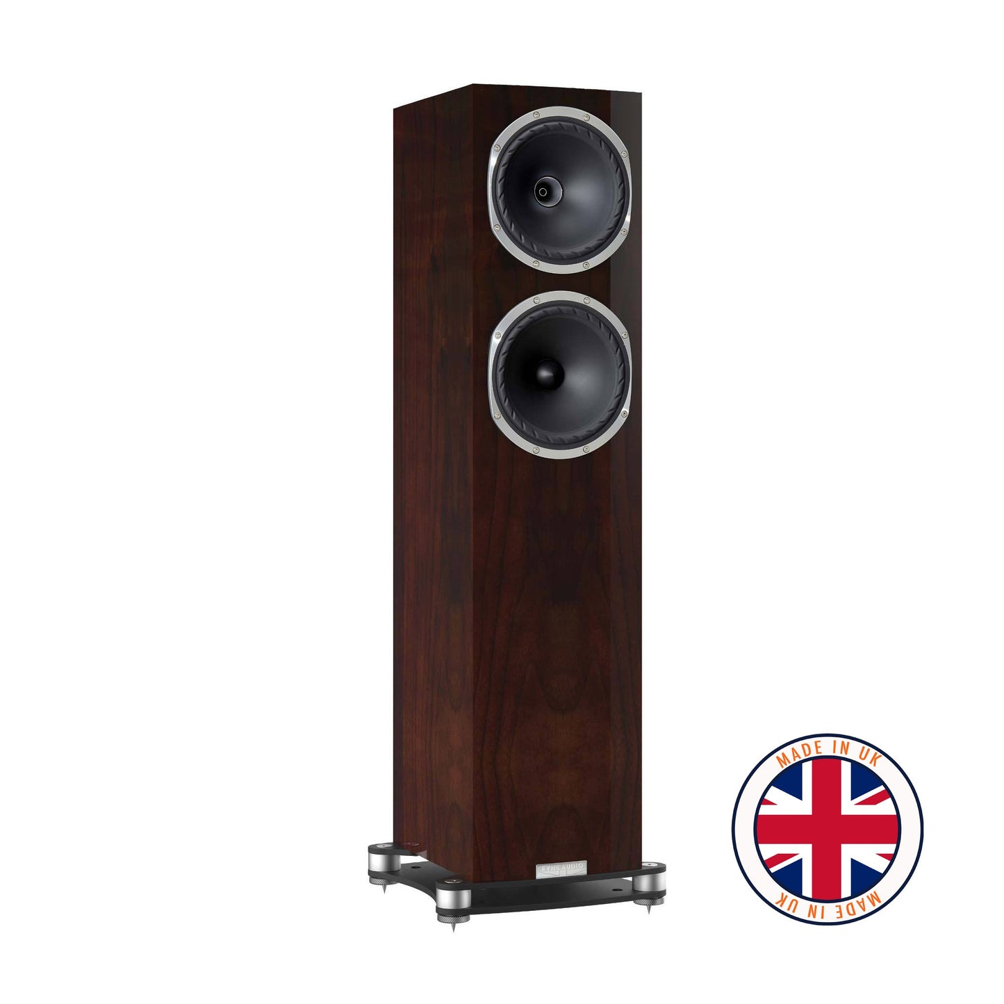 F502SP Floorstanding Speaker - Piano Gloss Walnut - Trimira