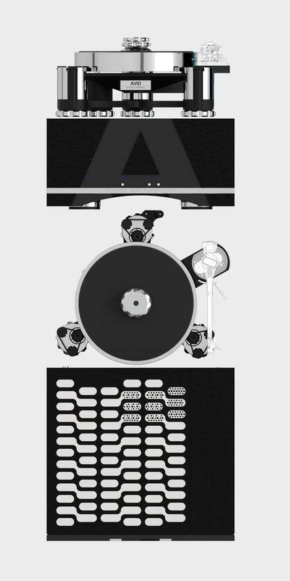 AVID ACUTUS™ Mono - Black & Chrome Turntable