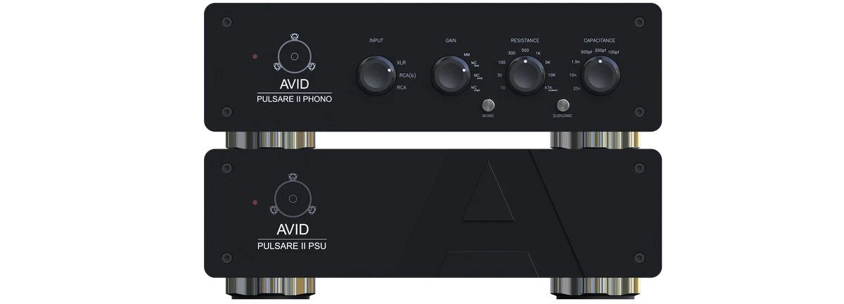 AVID PULSARE II™ Black Phono Stage – Trimira