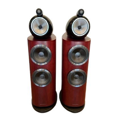 802 D3 Floor Standing Speakers- Satin Rosenut (Ex- Demonstration)
