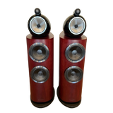 802 D3 Floor Standing Speakers- Satin Rosenut (Ex- Demonstration)