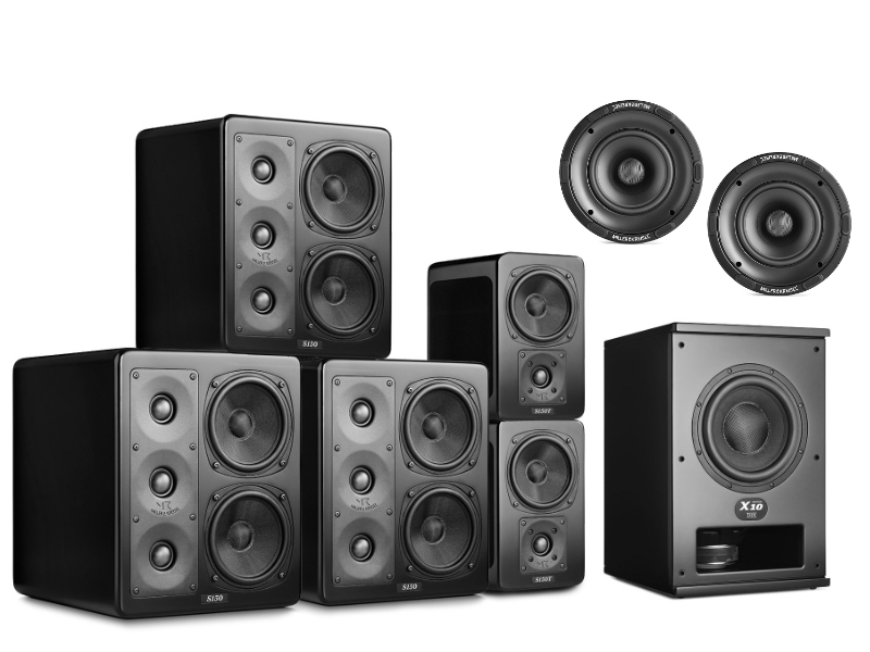 M&K Sound S150 THX Ultra Certified 5.1.2 Dolby Atmos Cinema Pack