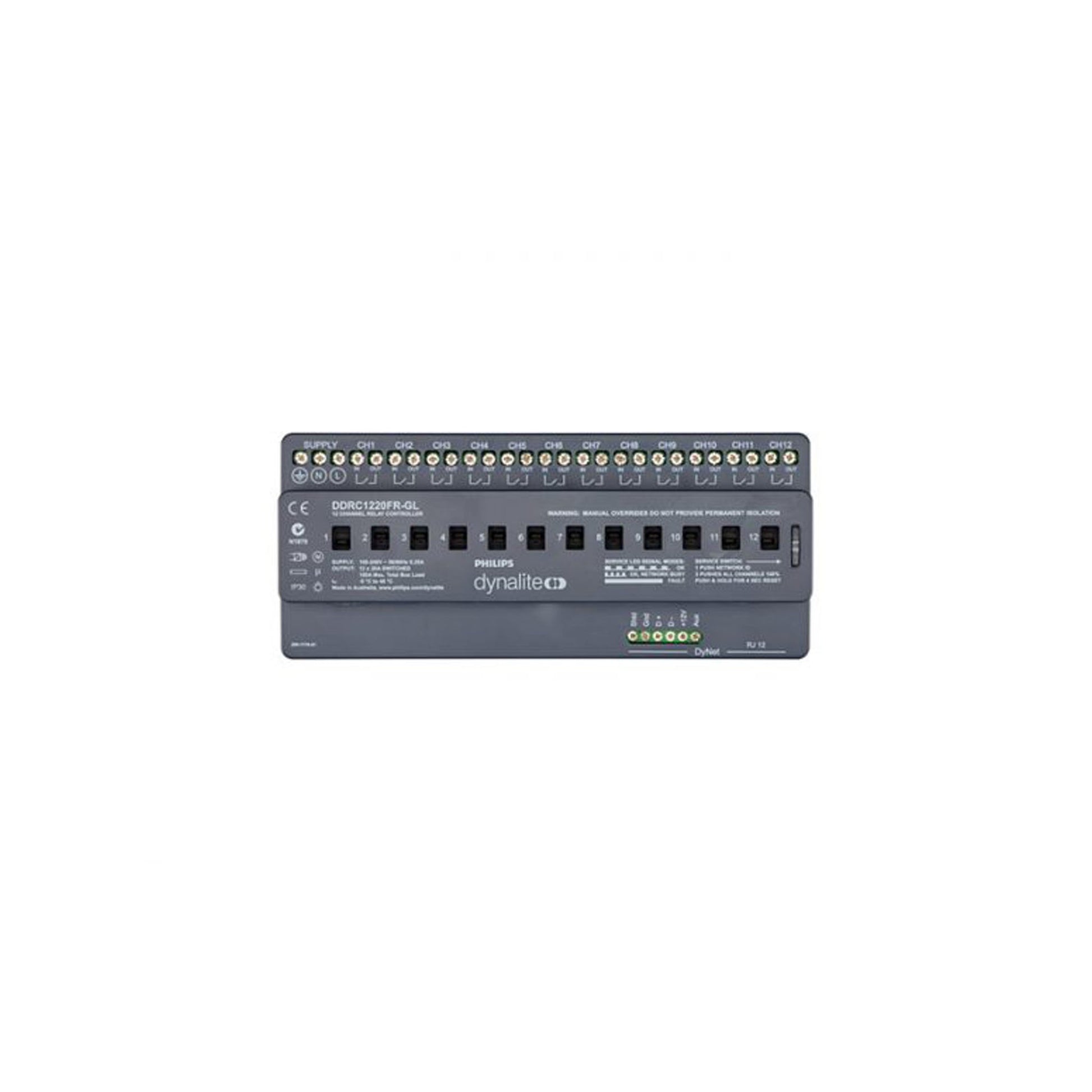 Philips Dynalite DDRC1220FR-GL Relay Controller - Trimira